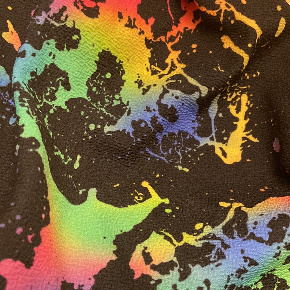 SHEIN EZwear Graffiti Paint Print Sweatpants Size 8. - Picture 4 of 4